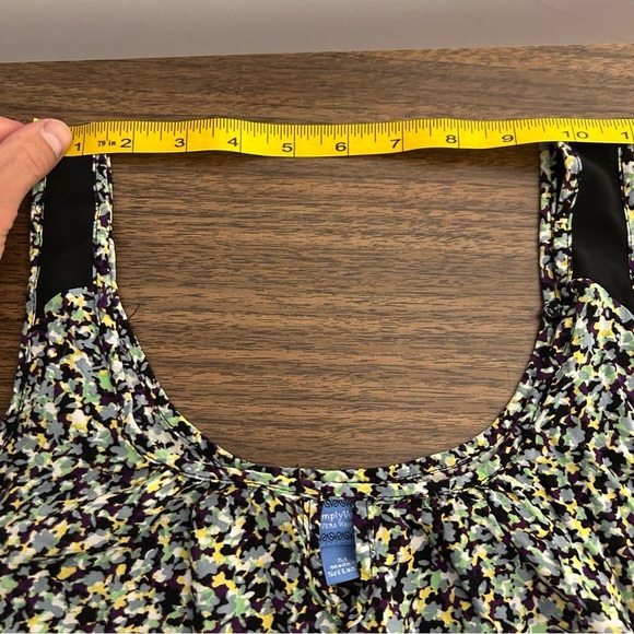 💕 Simply Vera Vera Wang Black and White Asymmetrical High-Low Sundress M - Picture 7 of 13